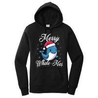 Merry Whalemas Whale With Santa Hat Orcas Christmas Puns Tank Top Women's Pullover Hoodie