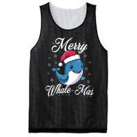 Merry Whalemas Whale With Santa Hat Orcas Christmas Puns Tank Top Mesh Reversible Basketball Jersey Tank