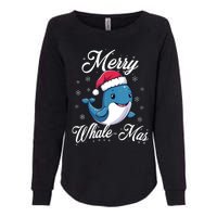 Merry Whalemas Whale With Santa Hat Orcas Christmas Puns Tank Top Womens California Wash Sweatshirt