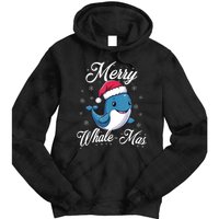 Merry Whalemas Whale With Santa Hat Orcas Christmas Puns Tank Top Tie Dye Hoodie