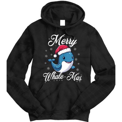 Merry Whalemas Whale With Santa Hat Orcas Christmas Puns Tank Top Tie Dye Hoodie