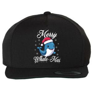 Merry Whalemas Whale With Santa Hat Orcas Christmas Puns Tank Top Wool Snapback Cap