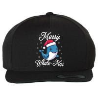 Merry Whalemas Whale With Santa Hat Orcas Christmas Puns Tank Top Wool Snapback Cap