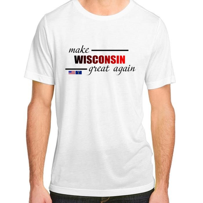 Make West Wisconsin Great Again Adult ChromaSoft Performance T-Shirt