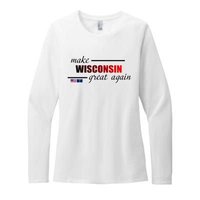 Make West Wisconsin Great Again Womens CVC Long Sleeve Shirt