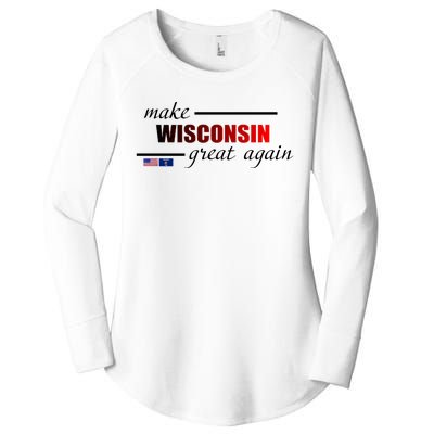 Make West Wisconsin Great Again Women's Perfect Tri Tunic Long Sleeve Shirt