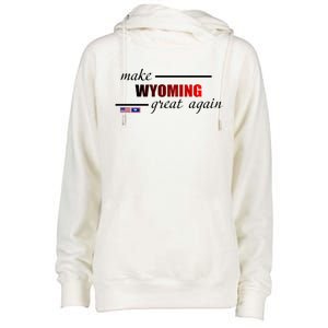 Make West Wyoming Great Again Womens Funnel Neck Pullover Hood