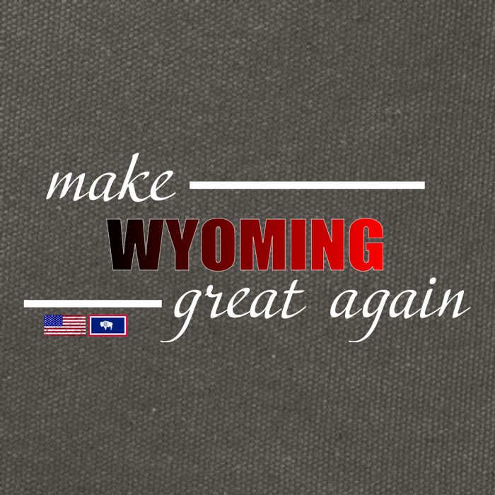 Make West Wyoming Great Again Cotton Canvas Backpack