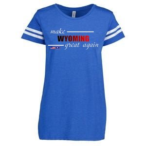 Make West Wyoming Great Again Enza Ladies Jersey Football T-Shirt