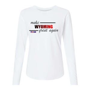 Make West Wyoming Great Again Womens Cotton Relaxed Long Sleeve T-Shirt