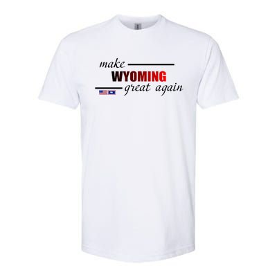 Make West Wyoming Great Again Softstyle CVC T-Shirt