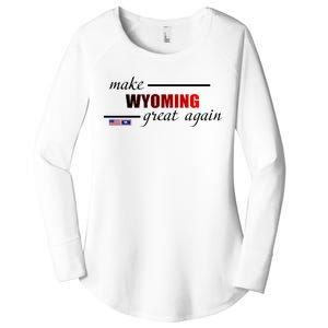 Make West Wyoming Great Again Women's Perfect Tri Tunic Long Sleeve Shirt