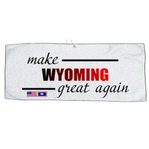 Make West Wyoming Great Again Large Microfiber Waffle Golf Towel