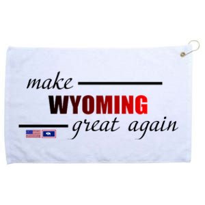 Make West Wyoming Great Again Grommeted Golf Towel