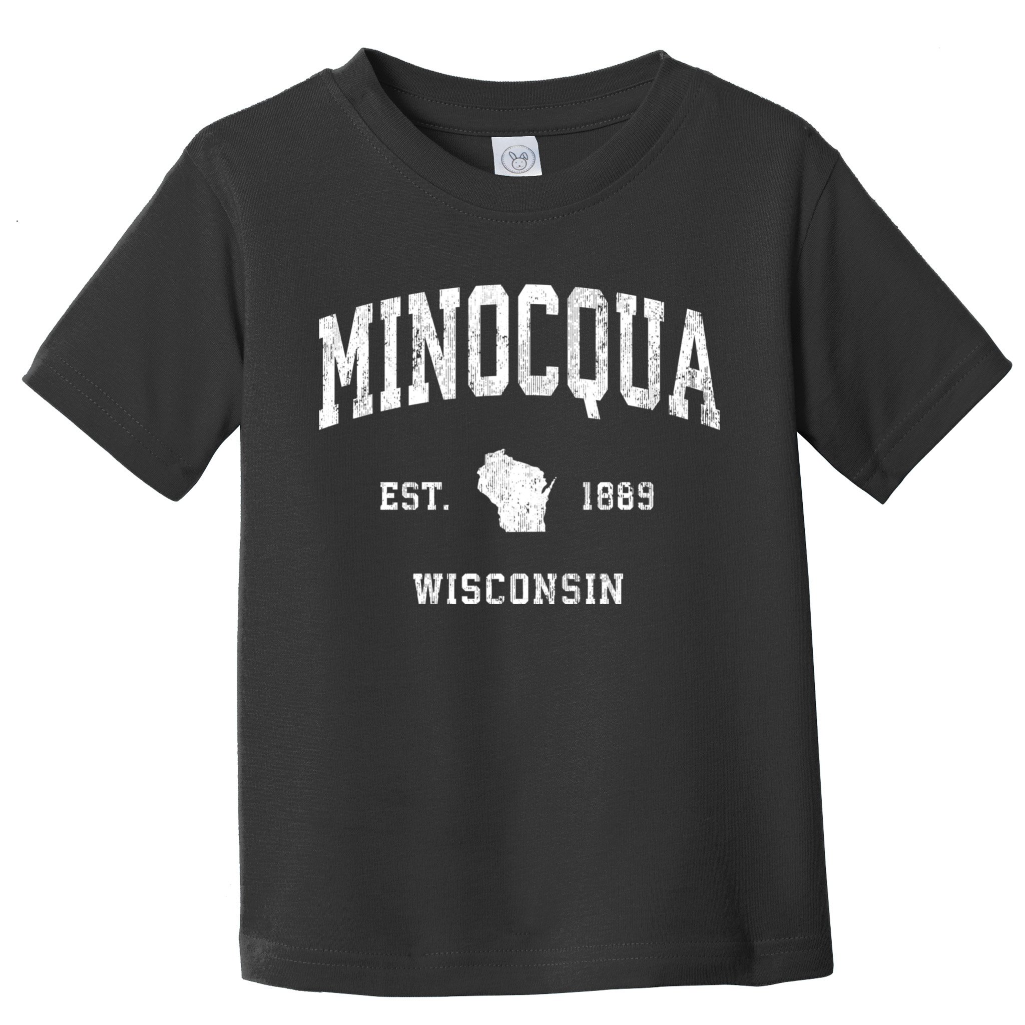 Minocqua Wisconsin Wi Vintage Athletic Toddler T-Shirt