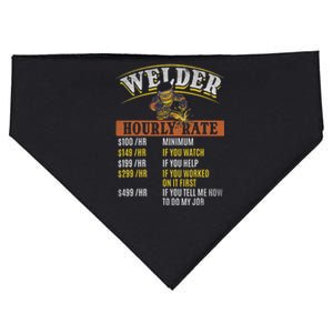 Metal Worker Welding MIG Welder Funny Welder Hourly Rate USA-Made Doggie Bandana