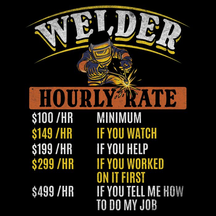 Metal Worker Welding MIG Welder Funny Welder Hourly Rate Impact Tech Backpack