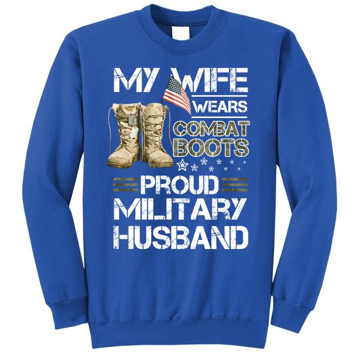 My Wife Wears Combat Boots Proud Military Husband Cute Gift Sweatshirt