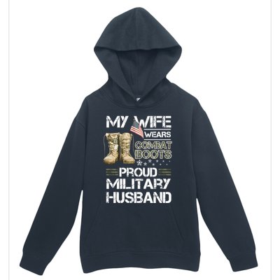 My Wife Wears Combat Boots Proud Military Husband Cute Gift Urban Pullover Hoodie