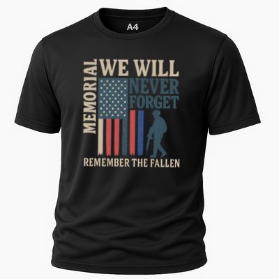 Memorial We Will Never Forget Cooling Performance Crew T-Shirt