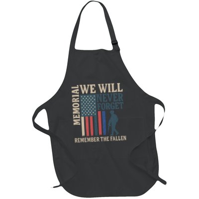 Memorial We Will Never Forget Apron