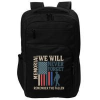 Memorial We Will Never Forget Impact Tech Backpack