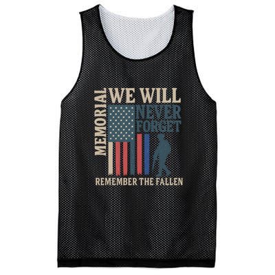 Memorial We Will Never Forget Mesh Reversible Basketball Jersey Tank