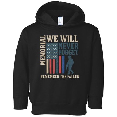 Memorial We Will Never Forget Toddler Hoodie