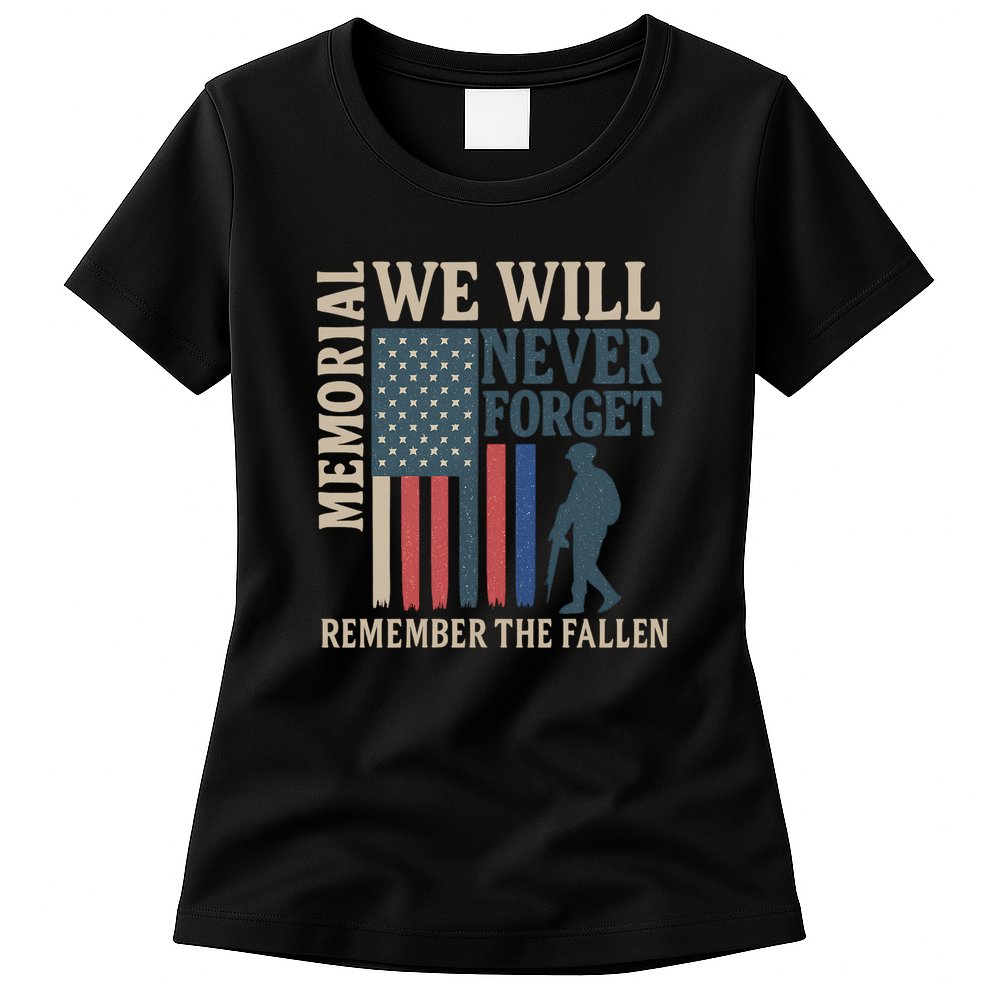 Memorial We Will Never Forget Womens T-Shirt