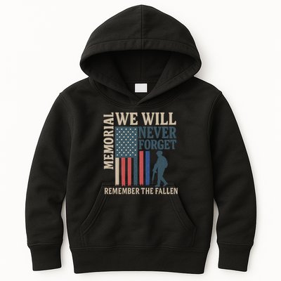 Memorial We Will Never Forget Kids Hoodie