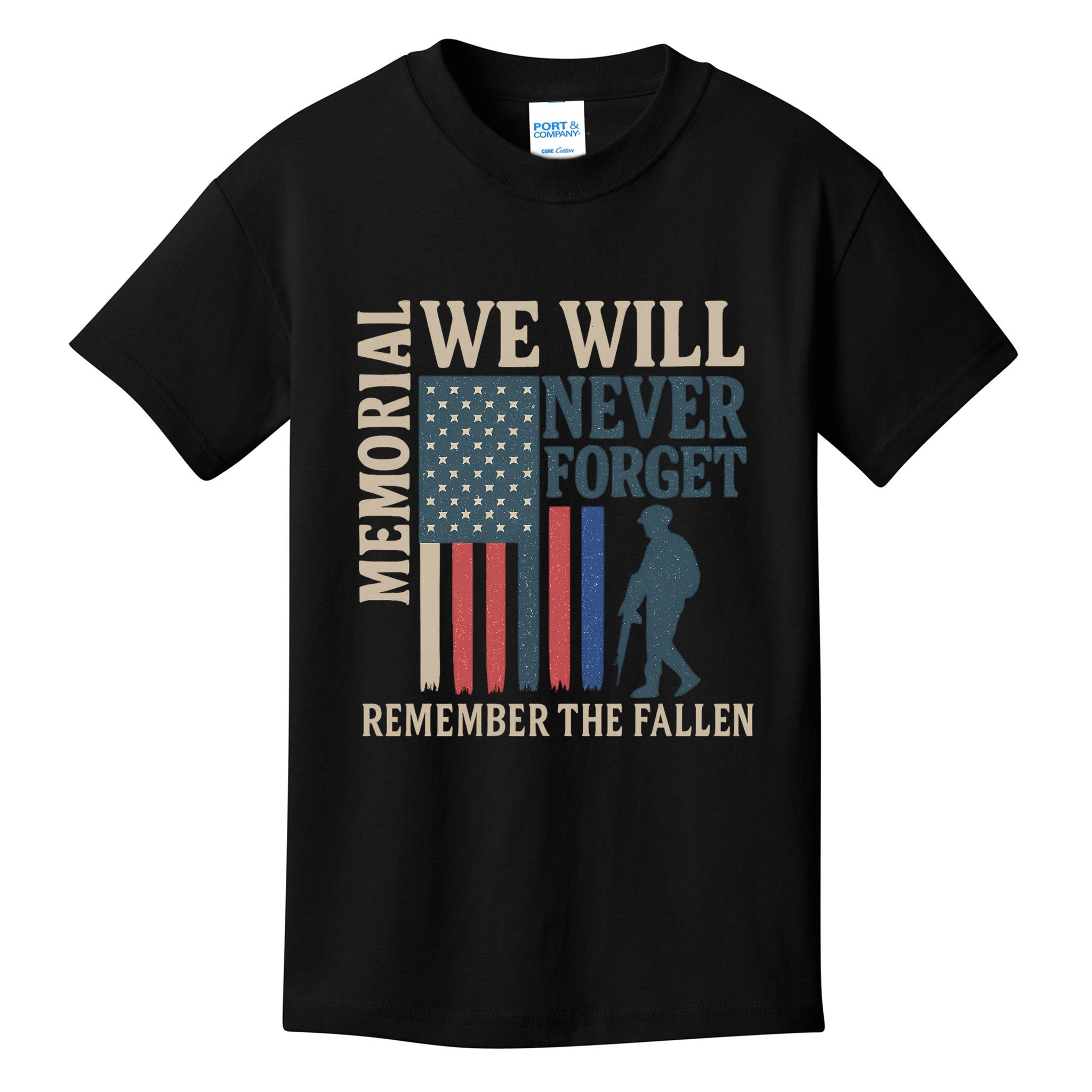 Memorial We Will Never Forget Kids T-Shirt