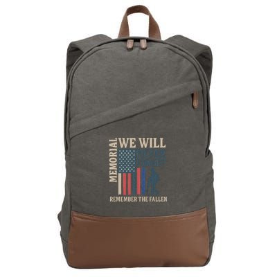 Memorial We Will Never Forget Cotton Canvas Backpack