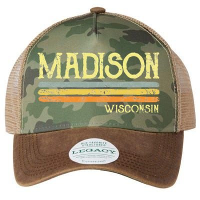 Madison Wisconsin Wi Love Gift Souvenir Legacy Tie Dye Trucker Hat