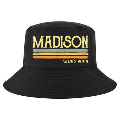 Madison Wisconsin Wi Love Gift Souvenir Cool Comfort Performance Bucket Hat