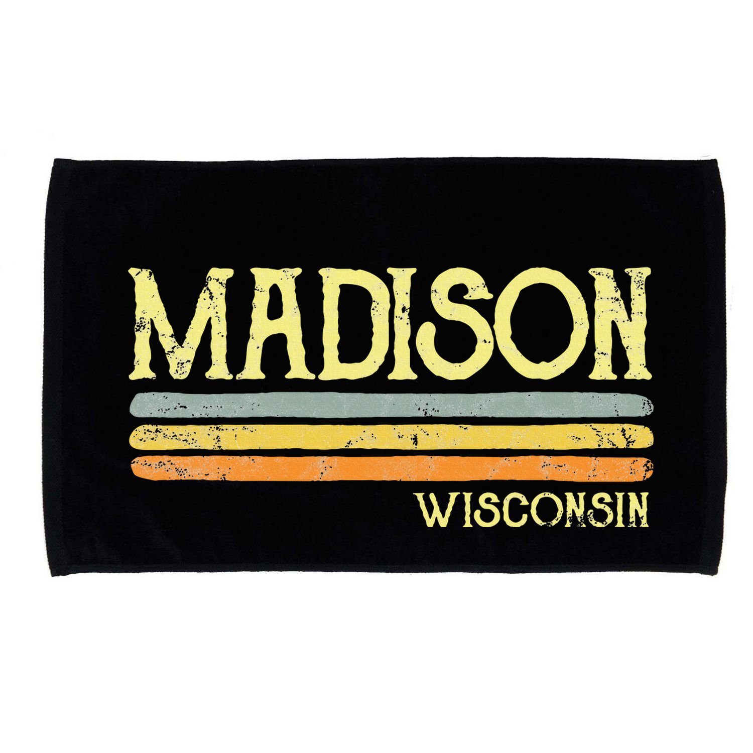 Madison Wisconsin Wi Love Gift Souvenir Microfiber Hand Towel