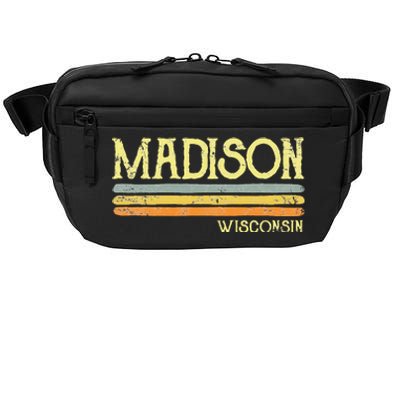 Madison Wisconsin Wi Love Gift Souvenir Crossbody Pack