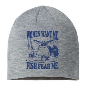 Mamono World Women Want Me Fish Fear Me Sustainable Beanie