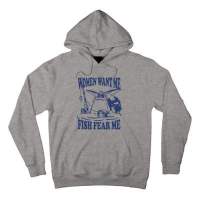 Mamono World Women Want Me Fish Fear Me Tall Hoodie