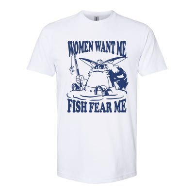 Mamono World Women Want Me Fish Fear Me Softstyle® CVC T-Shirt