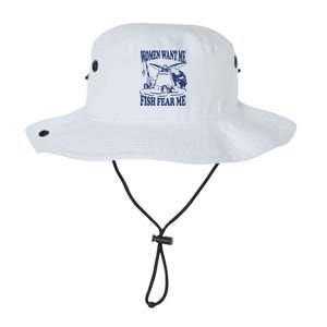 Mamono World Women Want Me Fish Fear Me Legacy Cool Fit Booney Bucket Hat