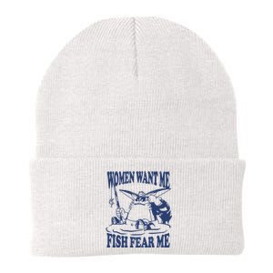 Mamono World Women Want Me Fish Fear Me Knit Cap Winter Beanie