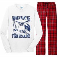 Mamono World Women Want Me Fish Fear Me Long Sleeve Pajama Set