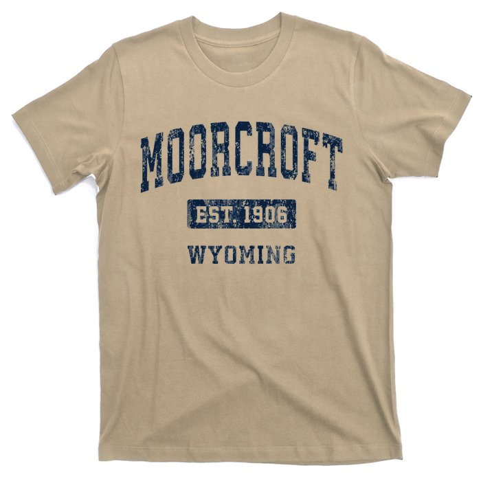 Moorcroft Wyoming Wy Vintage Established T-Shirt