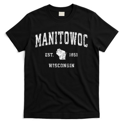 Manitowoc Wisconsin Wi Vintage Sports T-Shirt