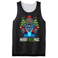 Merry Weldmas Welder Christmas Welding Worker Santa Mesh Reversible Basketball Jersey Tank