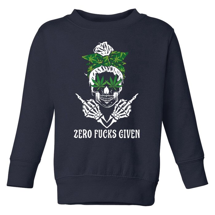 Men Women Weed Skull Cannabis Marijuana 420 THC Weed Lover Toddler Sweatshirt