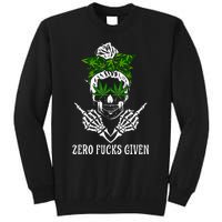 Men Women Weed Skull Cannabis Marijuana 420 THC Weed Lover Tall Sweatshirt