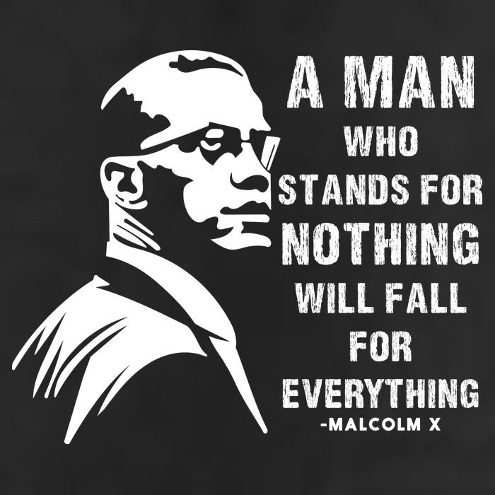 Malcolm X A Man Who Stands For Nothing Will Fall For Black History Month Golf Towel