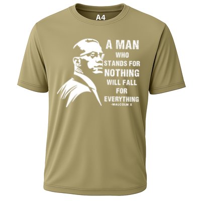 Malcolm X A Man Who Stands For Nothing Will Fall For Black History Month Performance Shirt