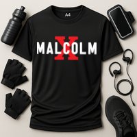Malcolm X Black History Cooling Performance Crew T-Shirt